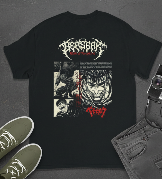 Guts Heavyweight Unisex Crewneck T-shirt | Berserk