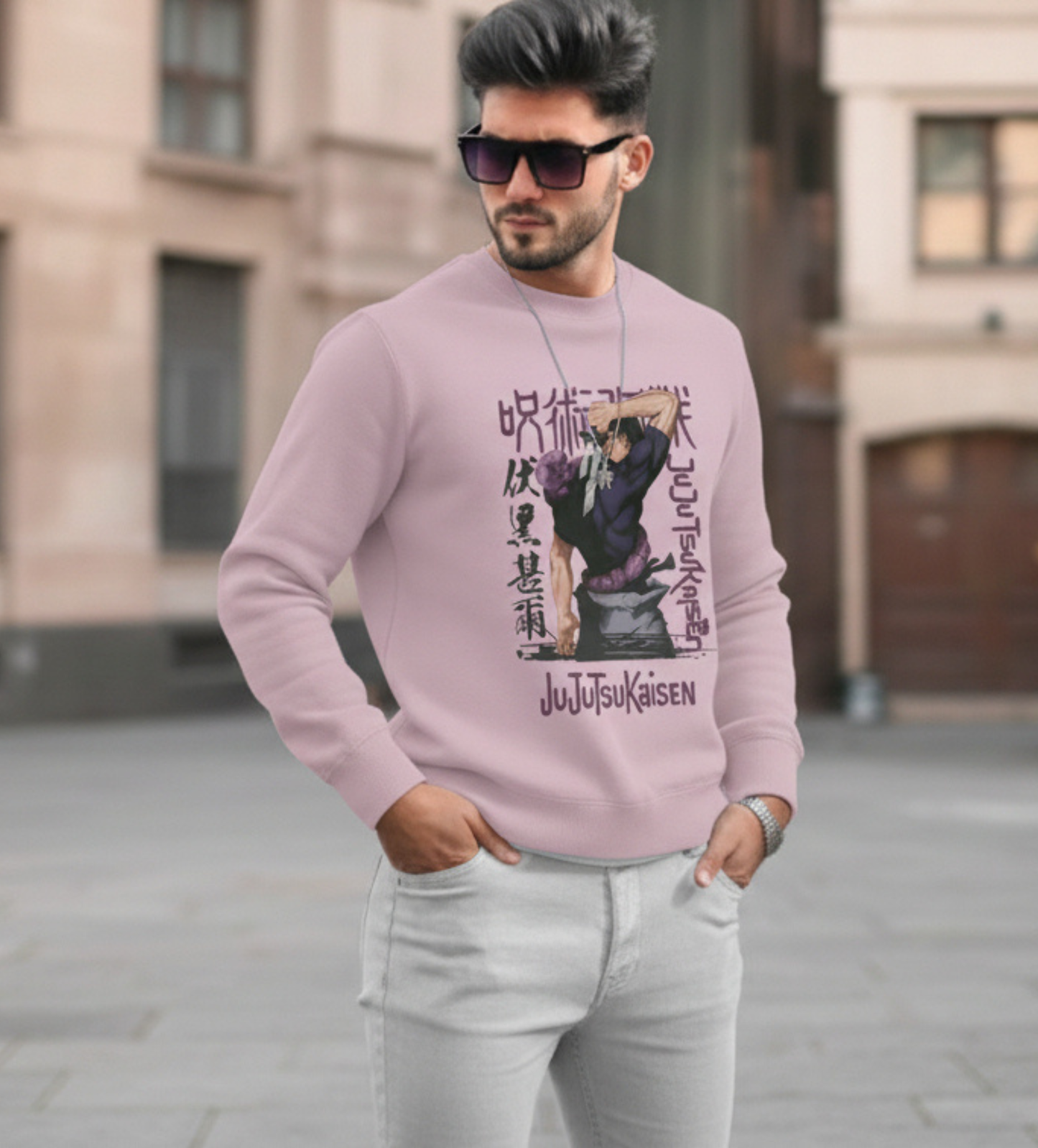 Fushiguro Toji Classic Unisex Crewneck Sweatshirt | Jujutsu Kaisen